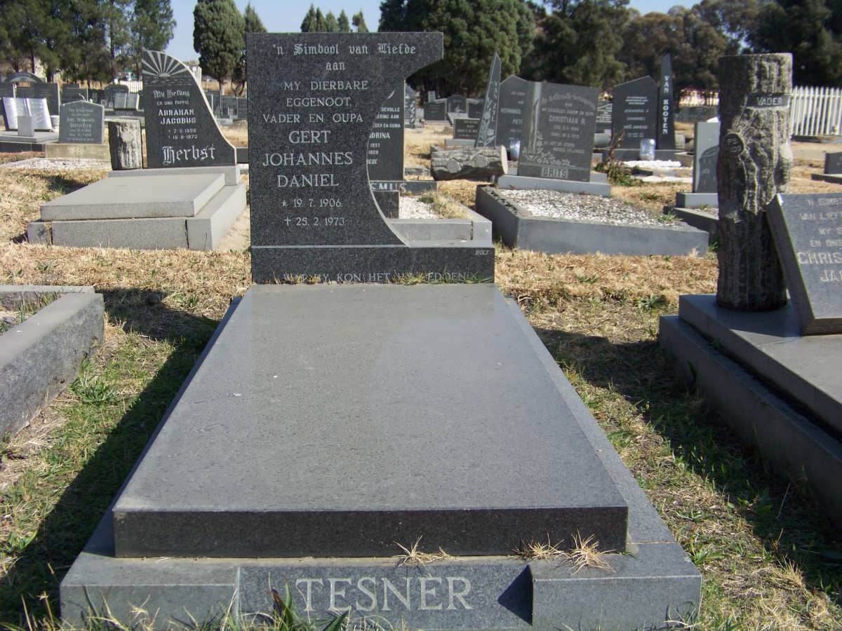 TESNER Gert Johannes Daniel 1906-1973