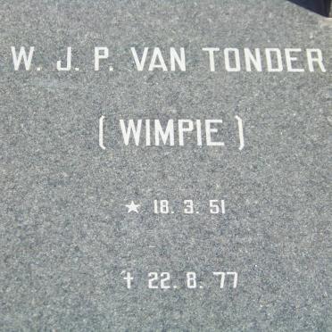 TONDER W.J.P., van 1951-1977