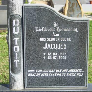 TOIT Jacques, du 1977-2000