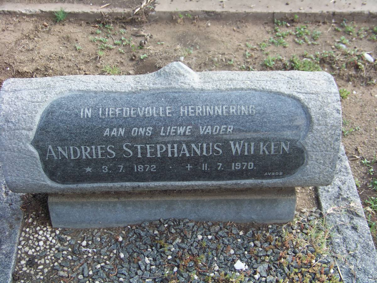 WILKEN Andries Stephanus 1872-1970