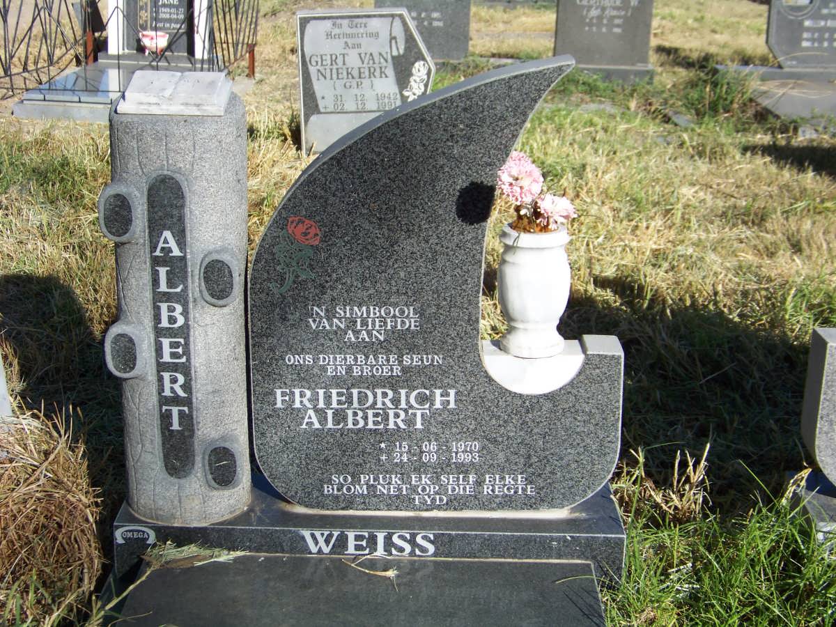 WEISS Friedrich Albert 1970-1993