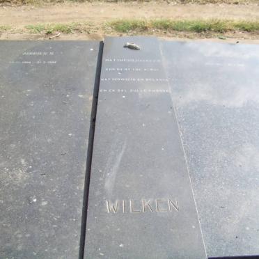 WILKEN Andries S. 1904-1984 &amp; Catharina J. 1911-1990