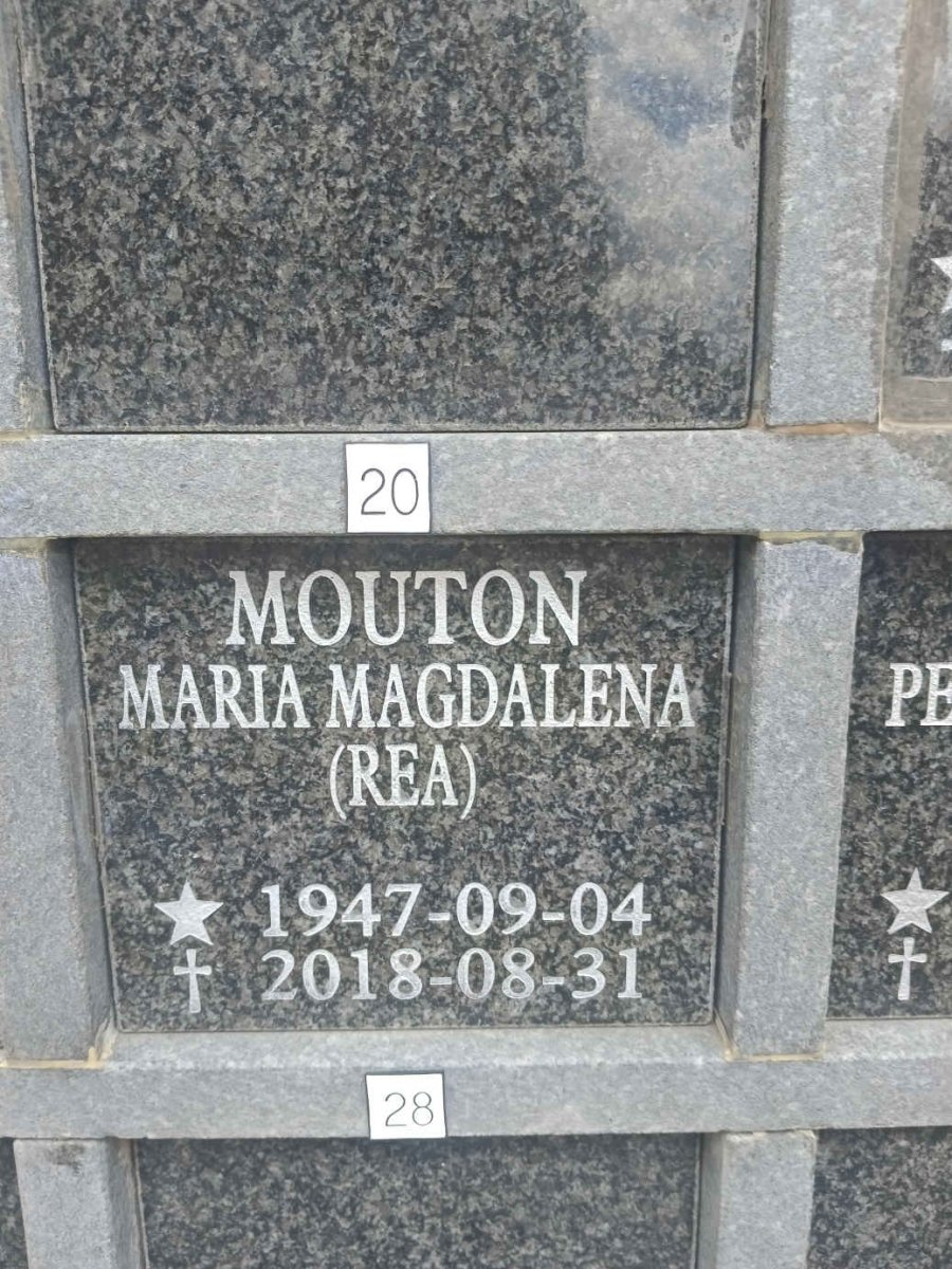 MOUTON Maria Magdalena 1947-2018