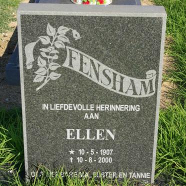 FENSHAM Ellen 1907-2000