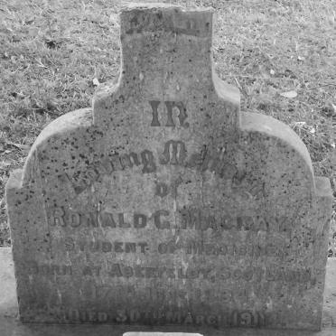 MACKAY Ronald G. 1884-1904