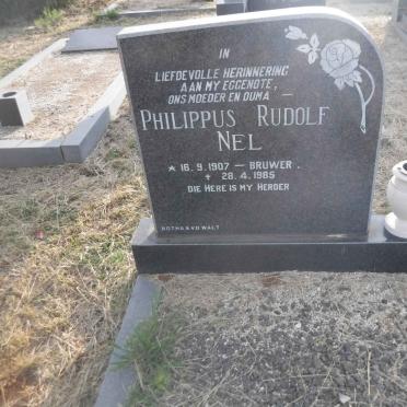 NEL Philippus Rudolf nee BRUWER 1907-1985
