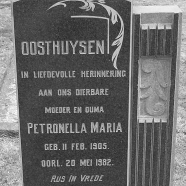 OOSTHUYSEN Petronella Maria 1905-1982