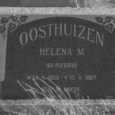 OOSTHUIZEN Helena M. nee DU PLESSIS 1903-1967