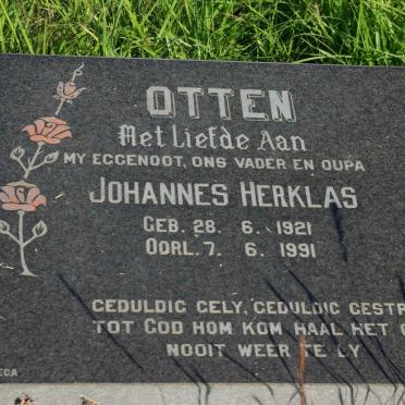 OTTEN Johannes Herklas 1921-1991