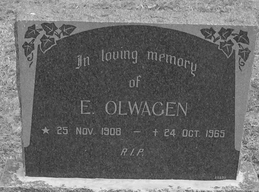 OLWAGEN E. 1908-1965