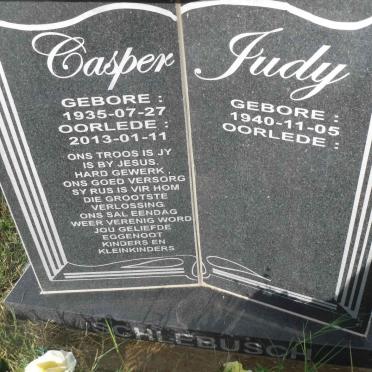 SCHLEBUSCH Casper 1935-2013 &amp; Judy 1940-