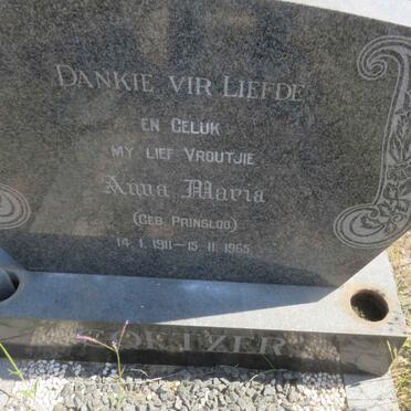 COETZER Anna Maria nee PRINSLOO 1911-1965