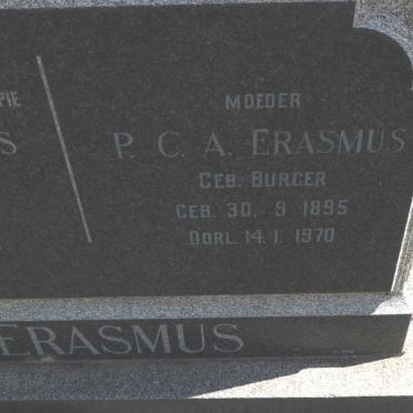 ERASMUS Jacobus Ignatius 1894-1953 &amp; P.C.A. BURGER 1895-1970