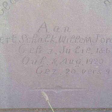 JORDAAN Gert Schalk Willem 1862-1920