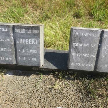 JOUBERT Gideon Jacobus 1909-1981 &amp; Luïse Charlotte LOESCH 1910-1989