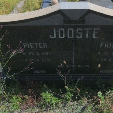 JOOSTE Pieter 1897-1974 &amp; Frieda 1901-1979