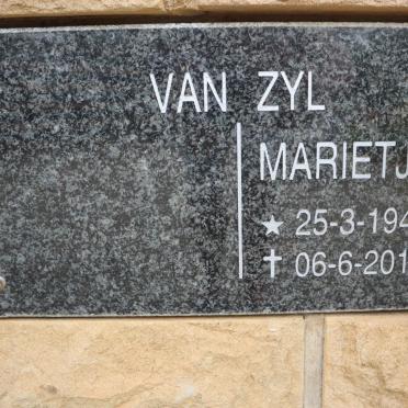 ZYL Marietjie, van 1948-2019