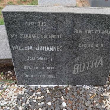 BOTHA Willem Johannes 1877-1957