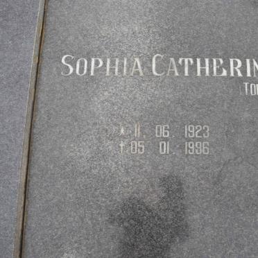 BURGER Christiaan Jacobus 1911-1996 &amp; Sophia Catherina 1923-1996