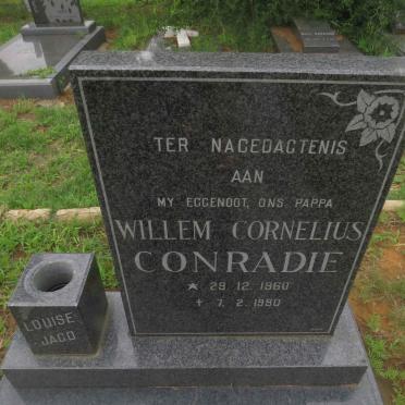 CONRADIE Willem Cornelius 1960-1990