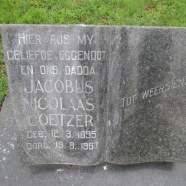 COETZER Jacobus Nicolaas 1895-1967