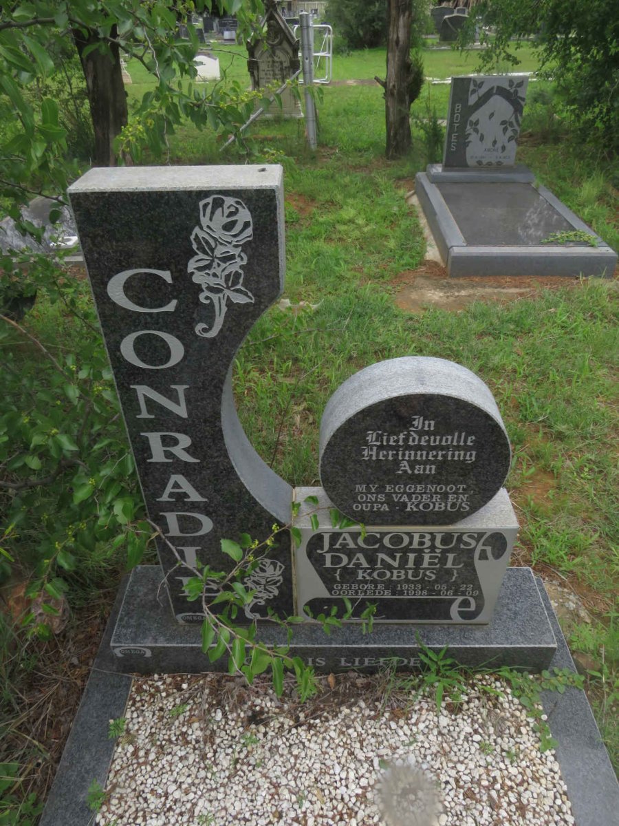 CONRADIE Jacobus Daniel 1933-1998
