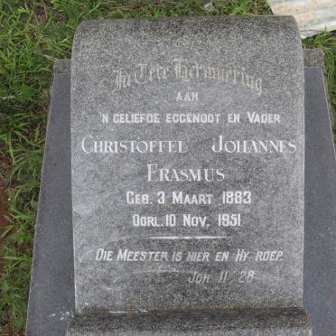 ERASMUS Christoffel Johannes 1883-1951