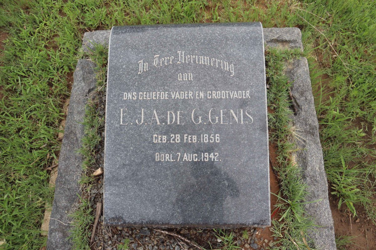 GENIS E.J.A de G. 1856-1942