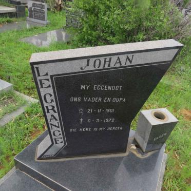 GRANGE Johan, le 1901-1972