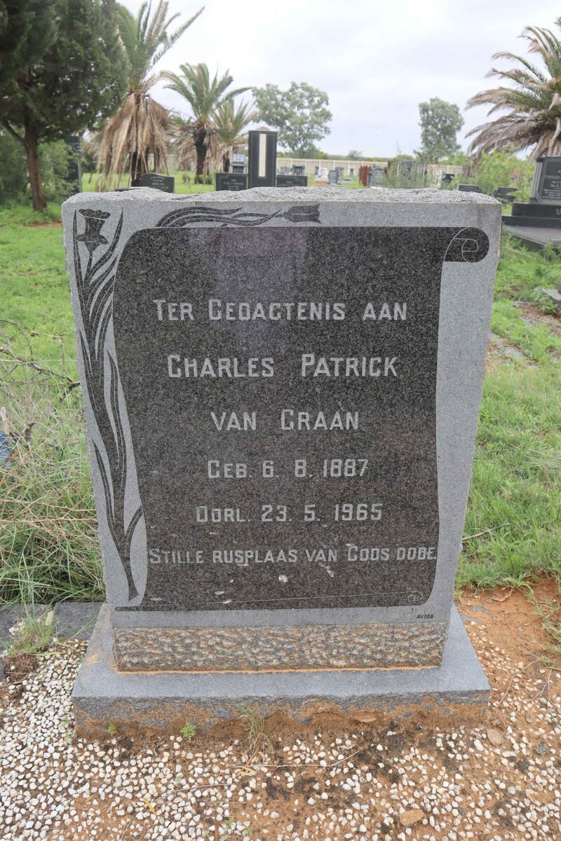 GRAAN Charles Patrick, van 1887-1965