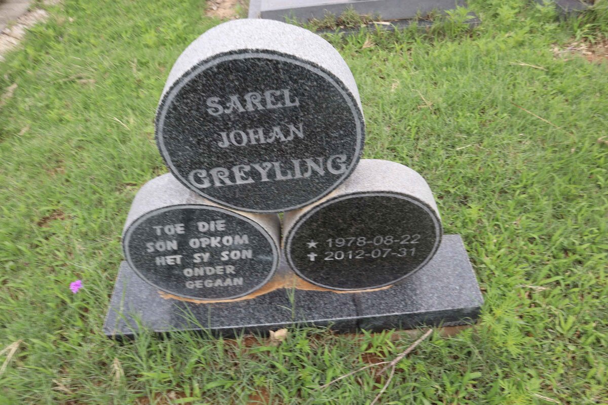GREYLING Sarel Johan 1978-2012