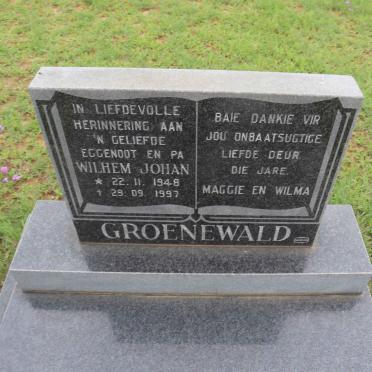GROENEWALD Wilhem Johan 1948-1997