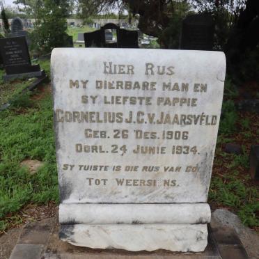 JAARSVELD Cornelius J.C., van 1906-1934