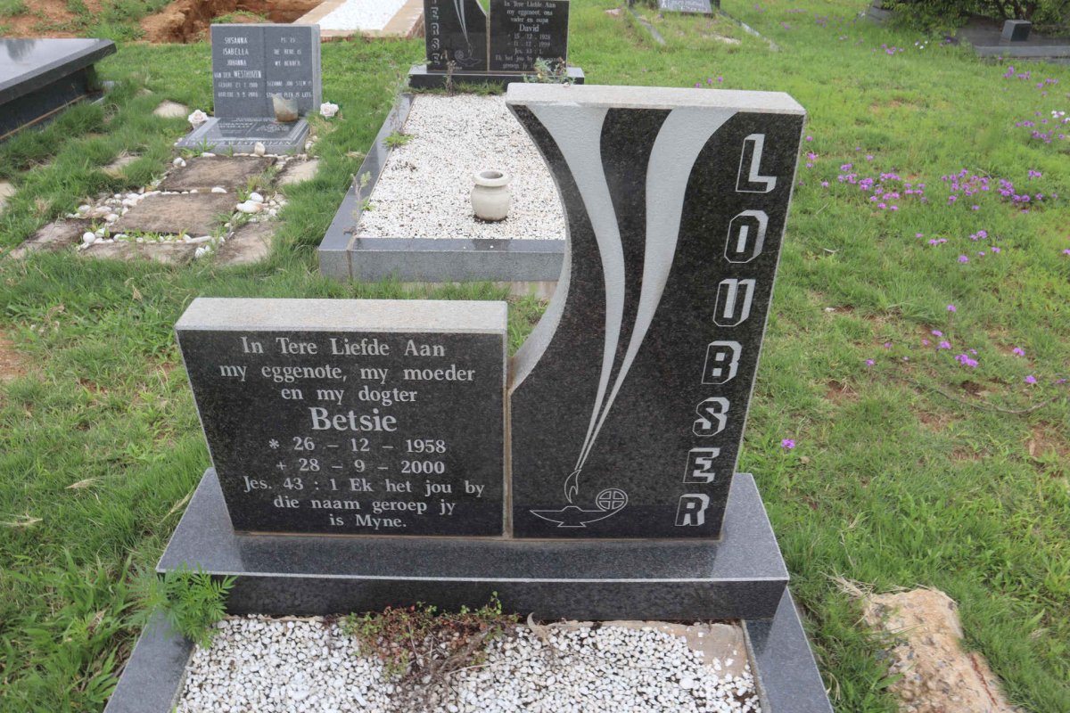 LOUBSER Betsie 1958-2000