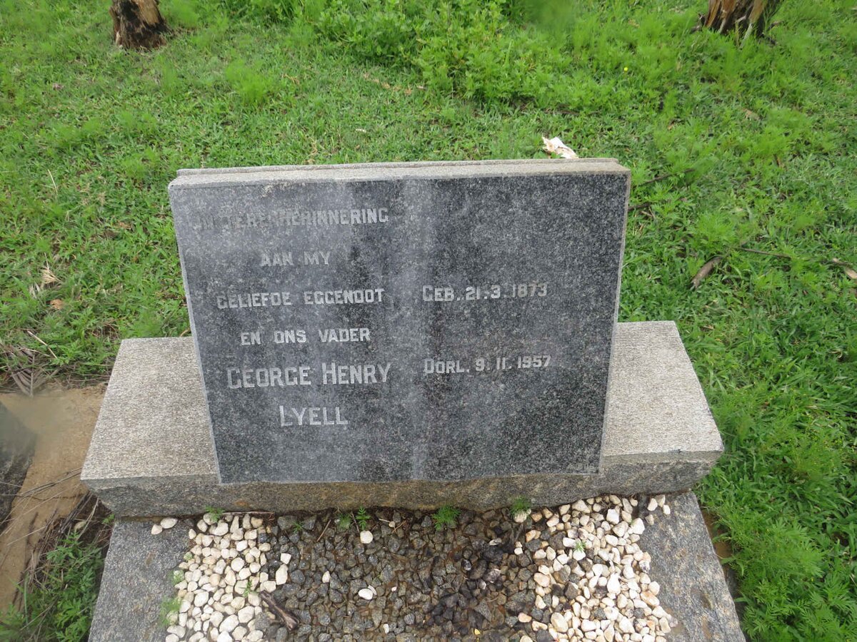 LYELL George Henry 1873-1957