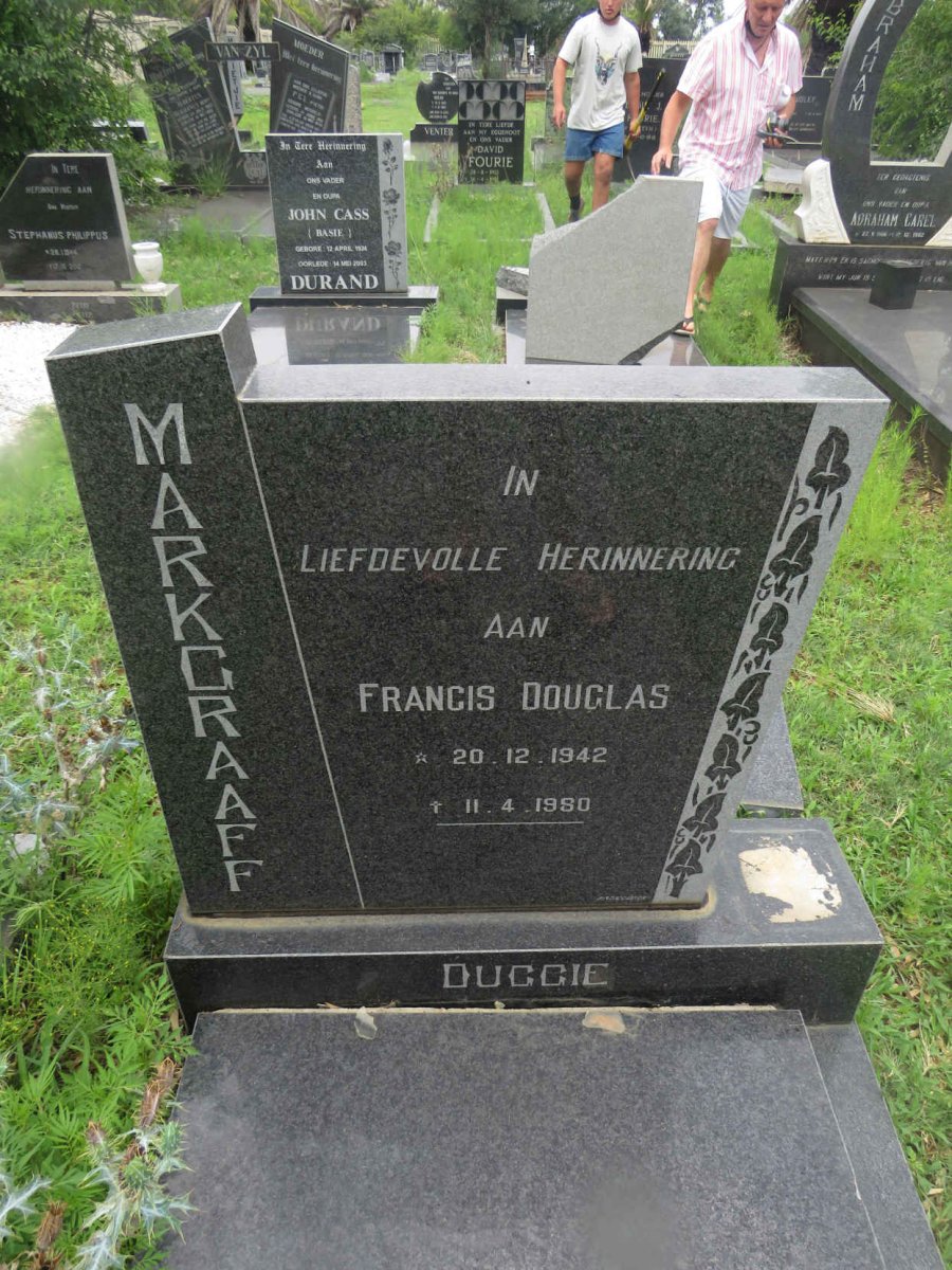 MARKGRAAF Francis Douglas 1942-1980