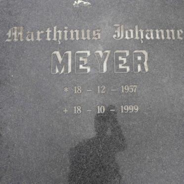 MEYER Marthinus Johannes 1957-1999