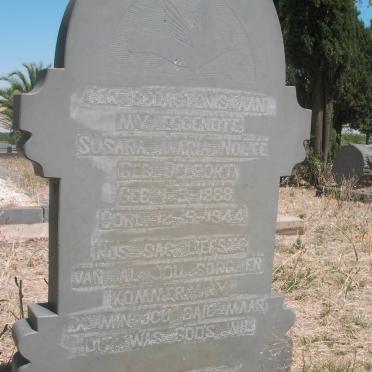 NOLTE Susara Maria nee DELPORT 1888-1944