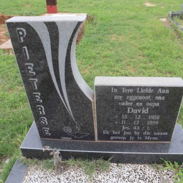 PIETERSE David 1928-1999