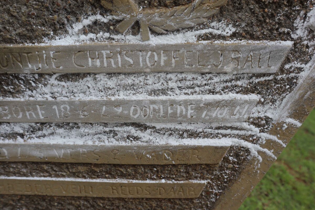 RALL Christoffel J. 1942-1944