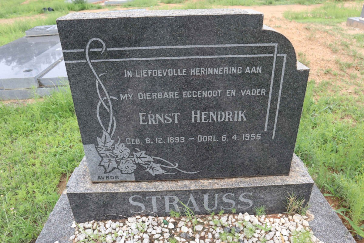 STRAUSS Ernst Hendrik 1893-1955