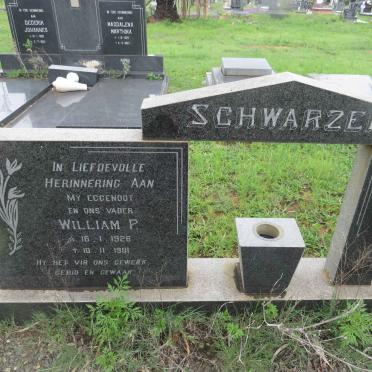 SCHWARZER William P. 1926-1981