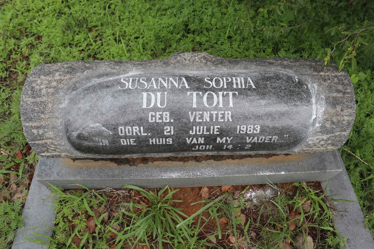 TOIT Susanna Sophia, du nee VENTER -1983