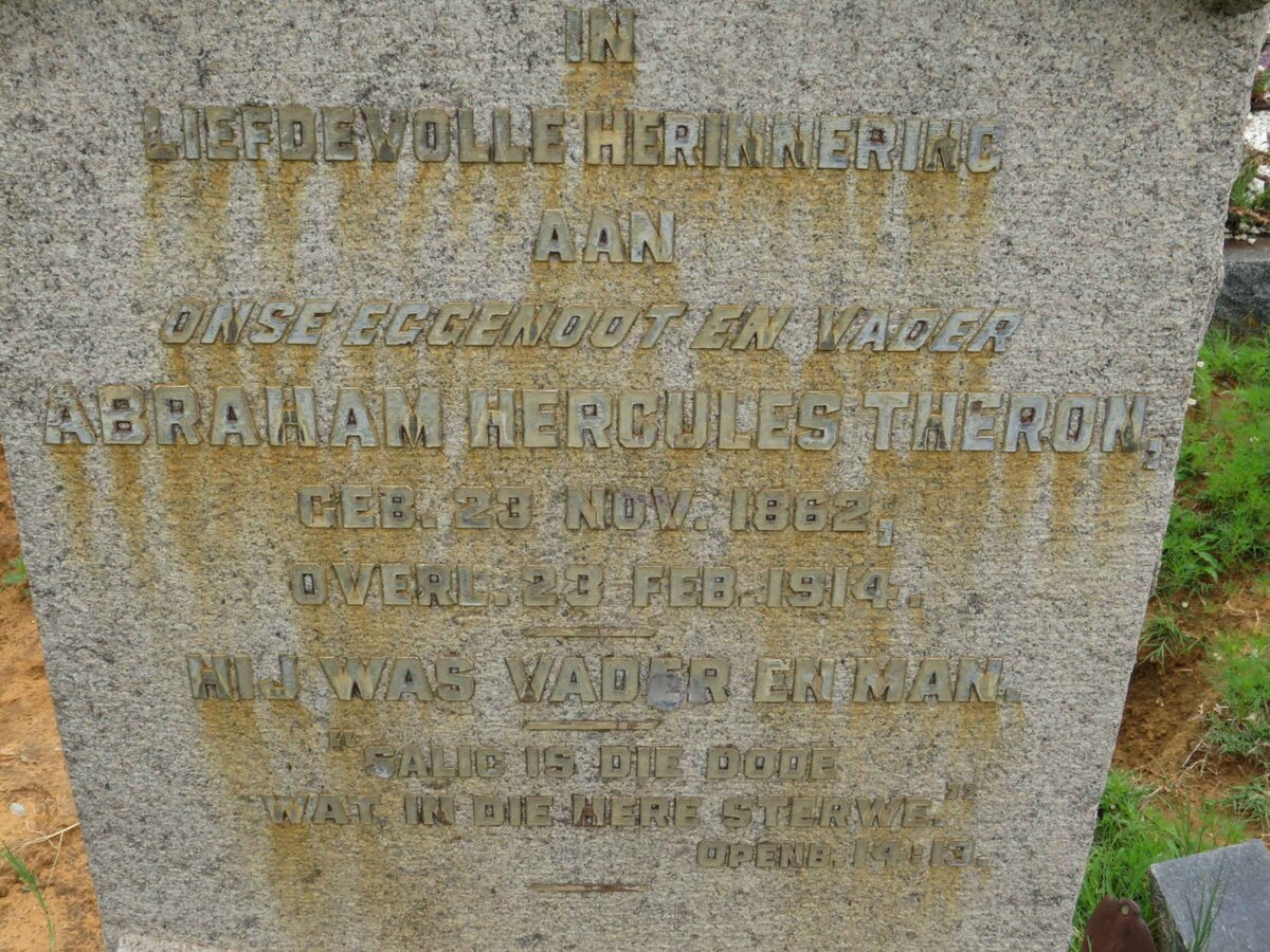 THERON Abraham Hercules 1862-1914