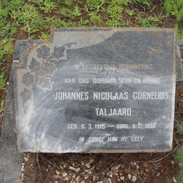 TALJAARD Johannes Nicolaas Cornelius 1915-1956