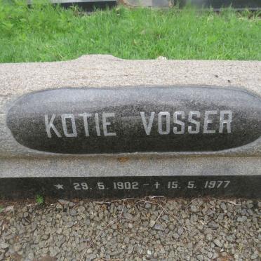 VOSSER Kotie 1902-1977
