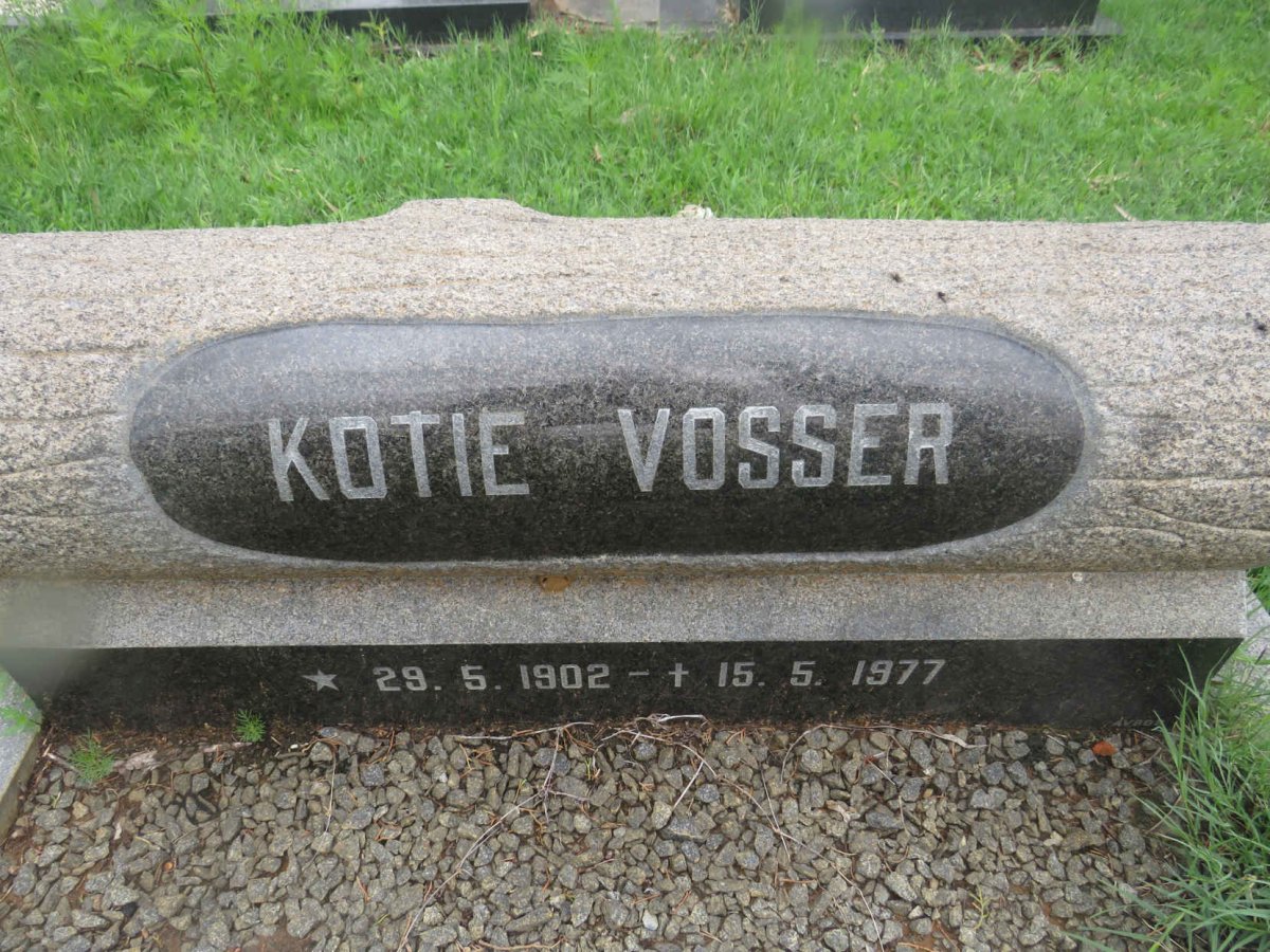 VOSSER Kotie 1902-1977