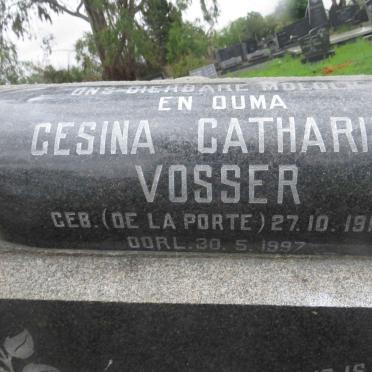VOSSER Gesina Catharina nee DE LA PORTE 1912-1997