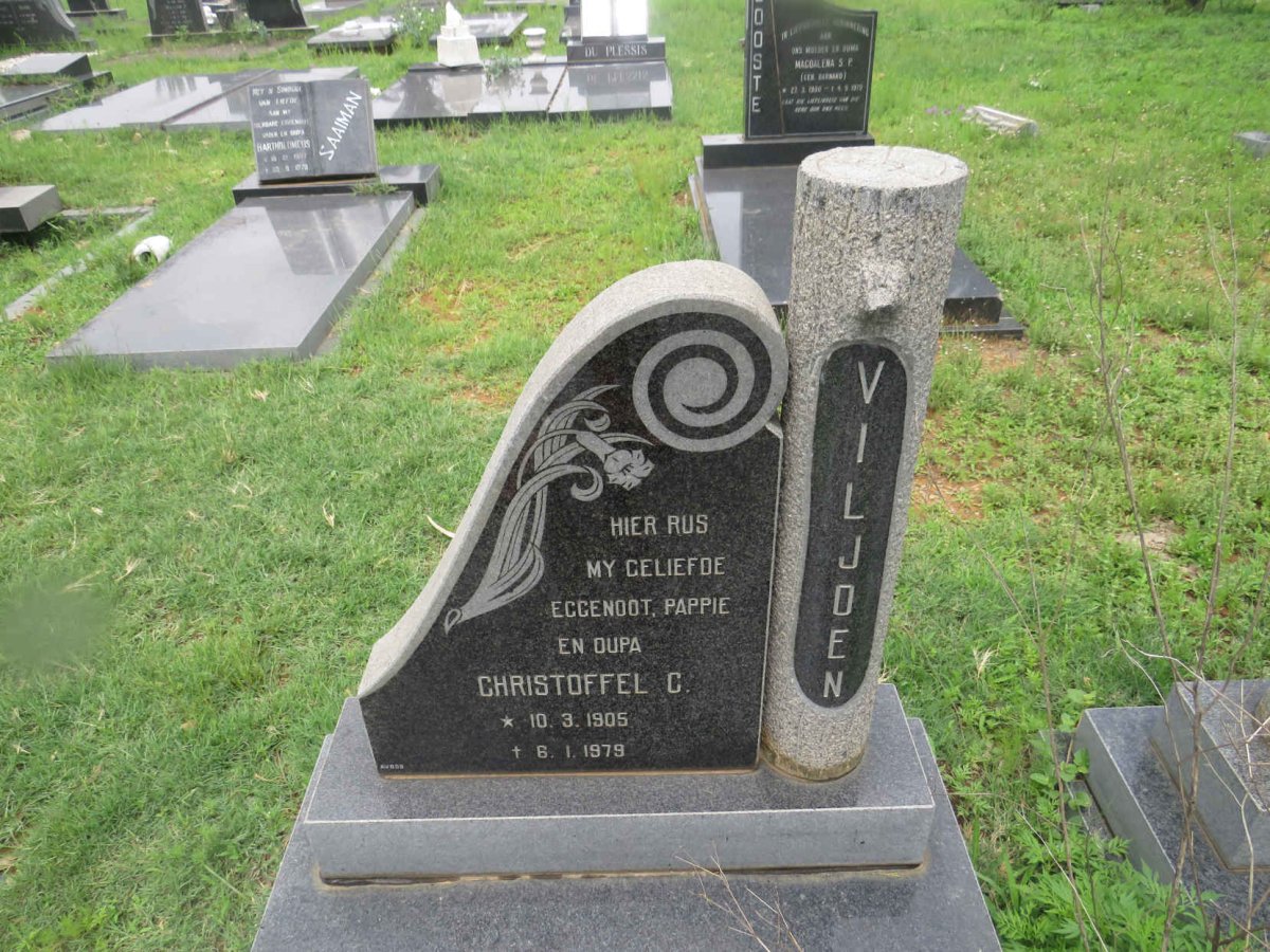 VILJOEN Christoffel C. 1905-1979