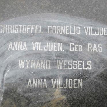 VILJOEN Christoffel Cornelis &amp; Anna RAS :: WESSELS Wynand :: VILJOEN Anna